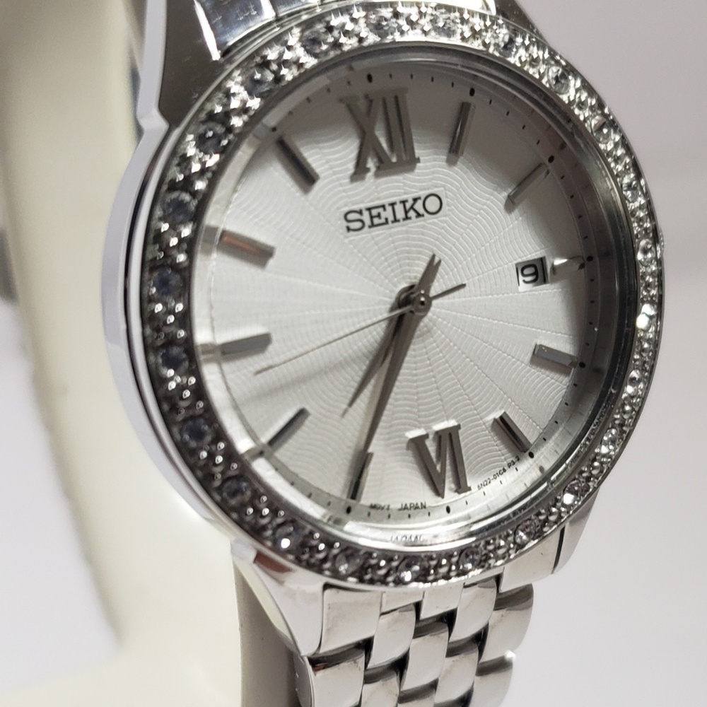  Seiko Ladies Crystal Watch SUR695P1.